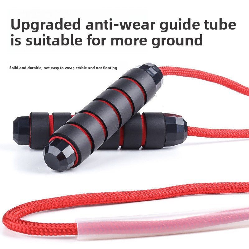 Skipping Rope with Ball Bearings, Rapid Jump Rope for Aerobic Exercise and Speed Training, Jump Training Accessories, Home and Gym Workout Fitness Equipment