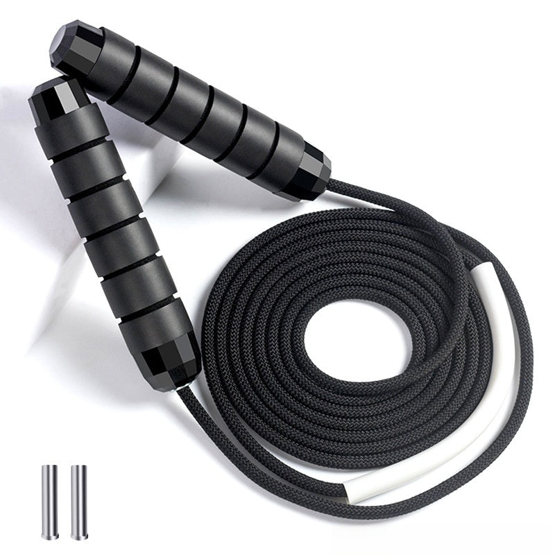Skipping Rope with Ball Bearings, Rapid Jump Rope for Aerobic Exercise and Speed Training, Jump Training Accessories, Home and Gym Workout Fitness Equipment